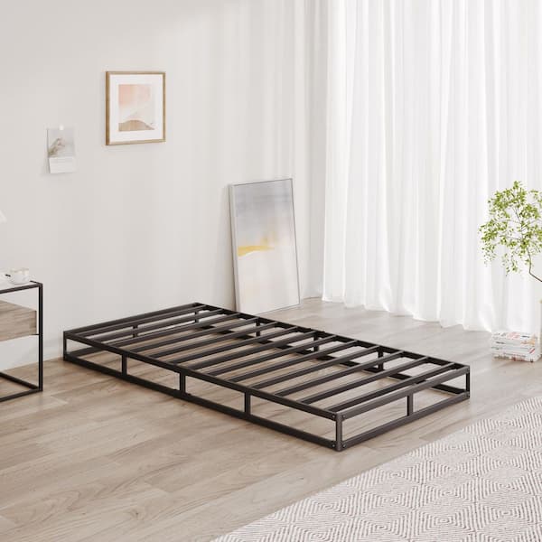 5 in. Twin Meatl Box Spring Bed Base, Sturdy Mattress Foundation, Easy Assembly