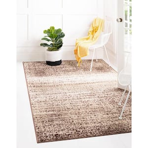 Autumn Beige/Brown 2 ft. x 3 ft. Traditions Area Rug