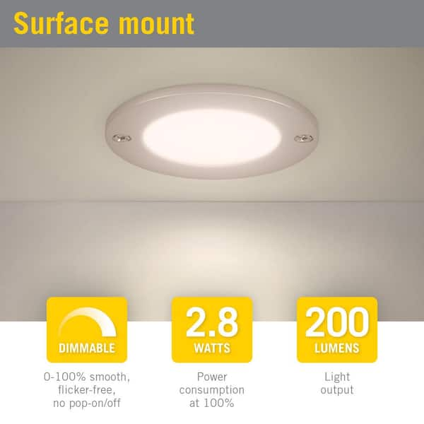 Surface mount deals led puck lights