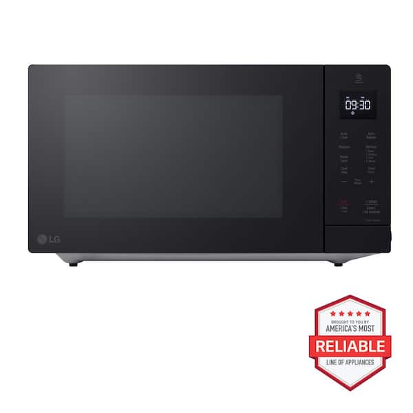 1.1 cu. ft. Electric Countertop Microwave in Black with EasyClean Interior