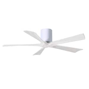 Irene-5H 52 in. Indoor/Outdoor Gloss White Ceiling Fan