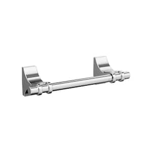 Davenport 8-13/16 in. (224 mm) L Pivoting Double Post Toilet Paper Holder in Chrome
