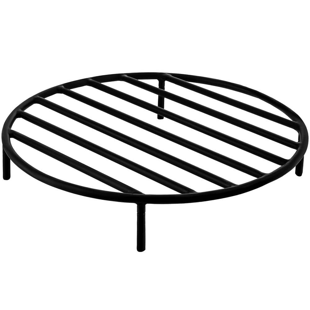 VEVOR Fire Pit Grate 22 in. Dia HeavyDuty Iron Round Wood Fire Pit