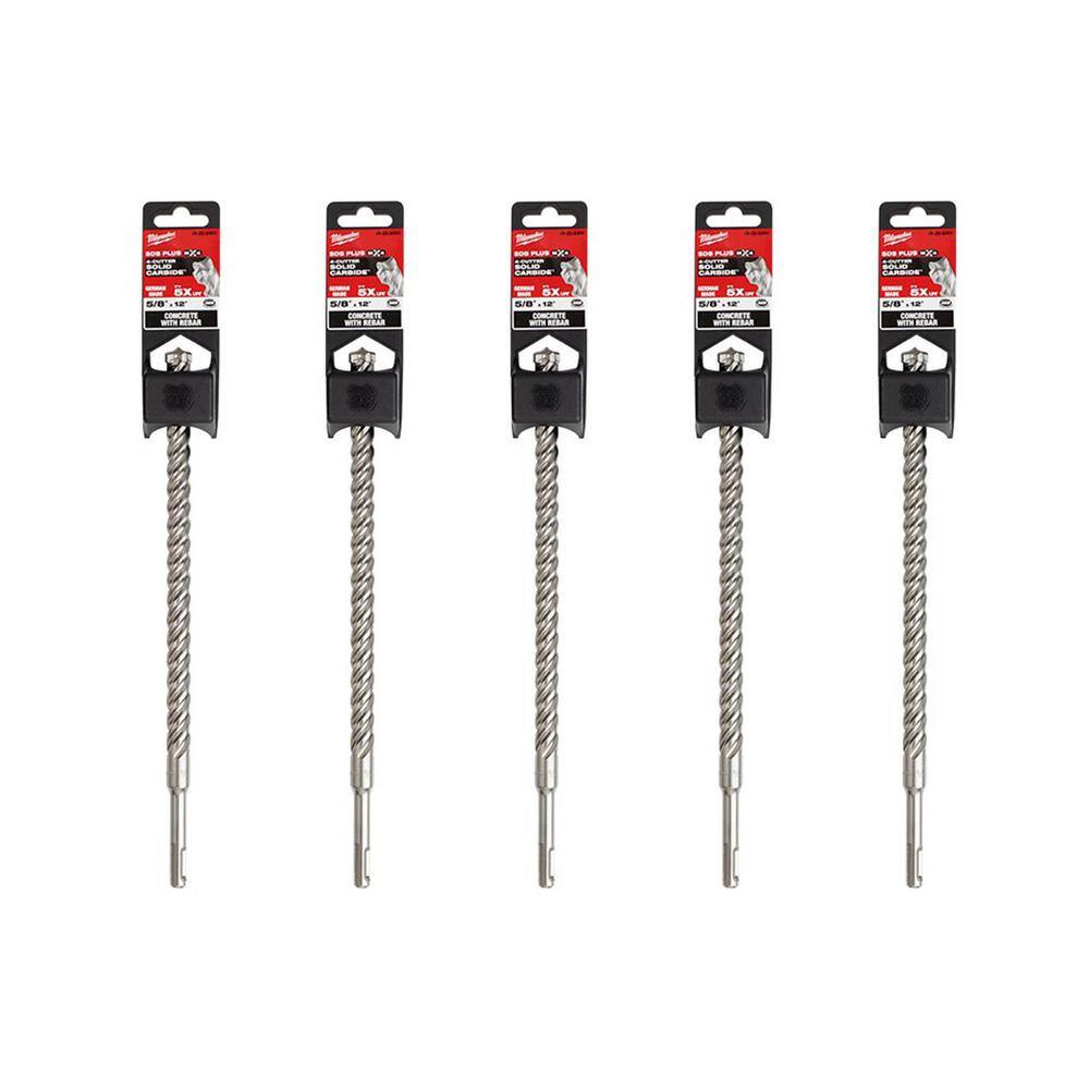 thumbnail image 2 of Milwaukee 48-20-3917 SDS-Max 4-Cutter Rotary Hammer Bit – 5/8" X 12" X 17" – Genuine OEM 2 of 5