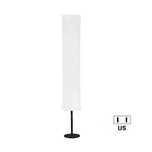 59 in. White Indoor Modern Floor Lamp Dimming RGB Light with Non-woven Shape and Remote Control