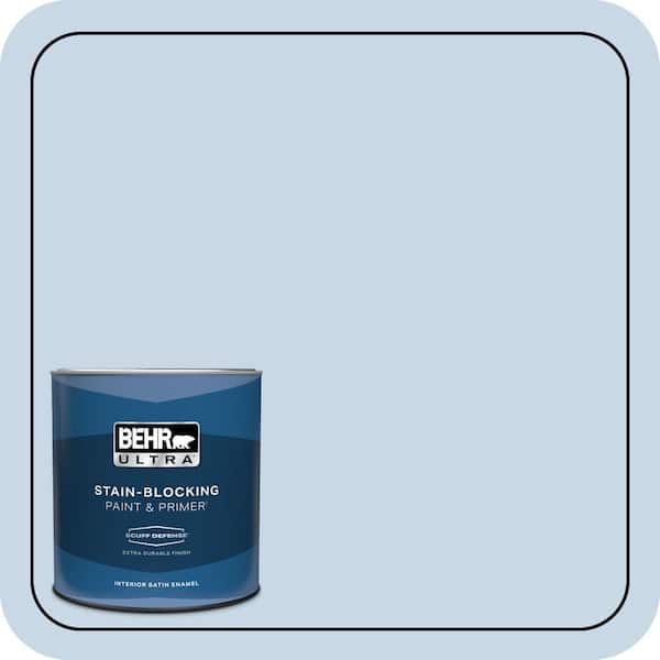 BEHR ULTRA 1 qt. #580C-2 Lively Tune Extra Durable Satin Enamel Interior Paint & Primer