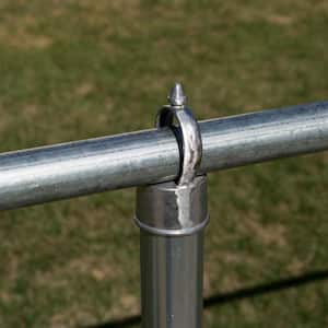 1-7/8 in. x 1-3/8 in. Galvanized Aluminum Chain Link Fence Line Post Eye Top