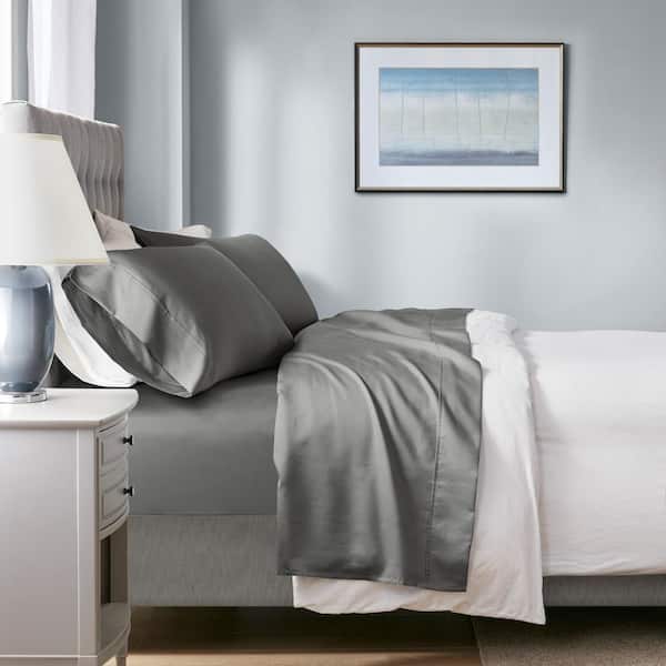 1000 Thread Count Heiq 4-Piece Cotton Blend Anti-Microbial Sheet Set