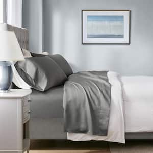 1000 Thread Count Heiq 4-Piece Cotton Blend Anti-Microbial Sheet Set