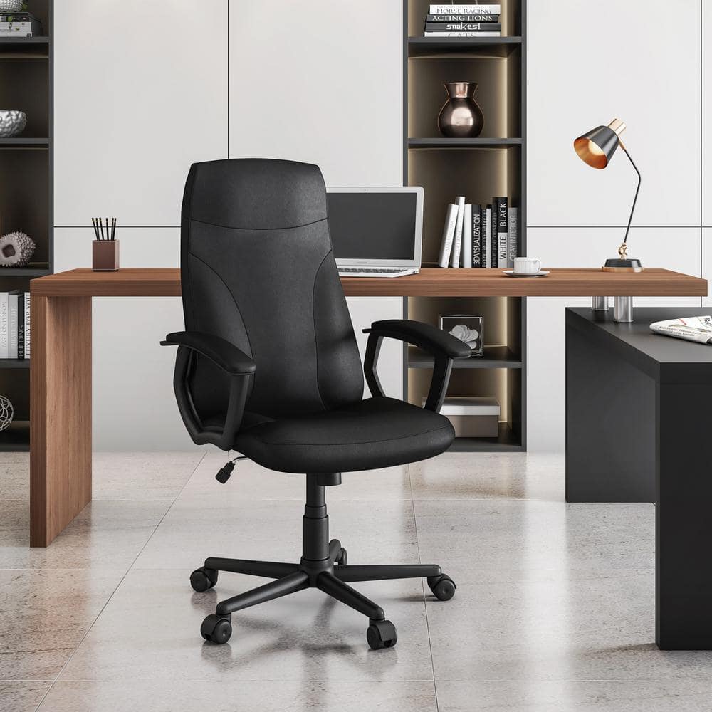 Black Medium Back Swivel Executive Office Chair
