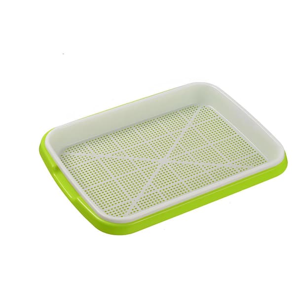 Wellco Seed Sprouted Trays with DRain Holes Plant Germination Propagation Growing Kit（2 Pcs)