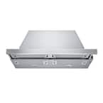 500 Series 30 in. Pull-Out Range Hood with Lights in Stainless Steel