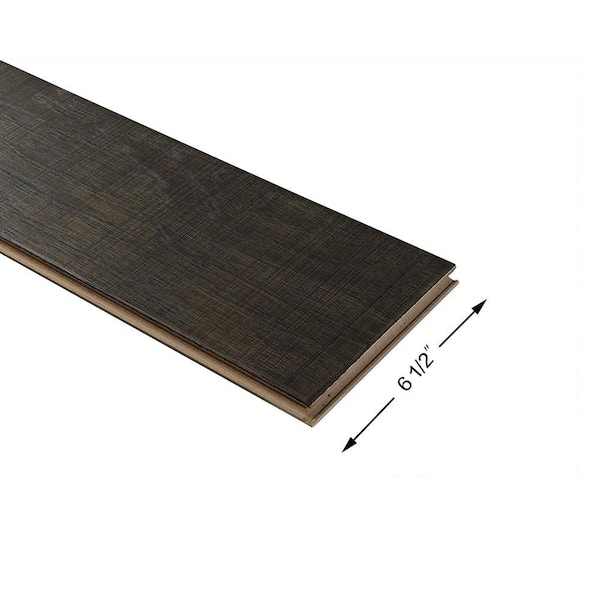 French Oak Mavericks 3/8 in. Thick x 6-1/2 in. Wide x Varying Length Click Lock Hardwood Flooring (23.64 sq. ft./case) French Oak Mavericks 3/8 in. Thick x 6-1/2 in. Wide x Varying Length Click Lock Hardwood Flooring (23.64 sq. ft./case)
