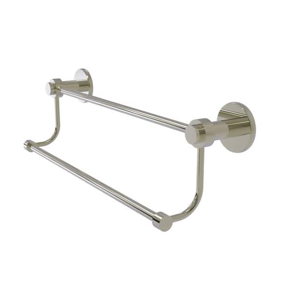 Allied Brass Mercury Collection 24 in. Wall Mounted Double Towel Bar in Polished Nickel