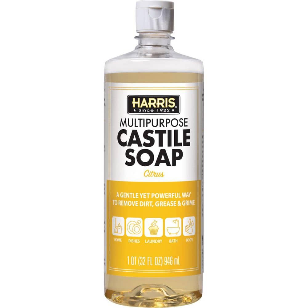 Harris 32 oz. Citrus Castile Soap All Purpose Cleaner CSC-32 - The Home  Depot