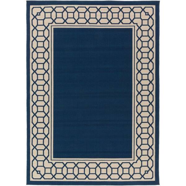 Artistic Weavers Keene Navy 5 ft. x 7 ft. Indoor/Outdoor Area Rug