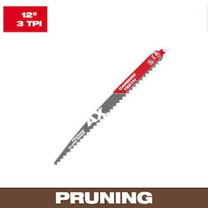 12 in. 3 TPI Pruning Carbide Teeth Wood Cutting SAWZALL Reciprocating Saw Blade (1-Pack)