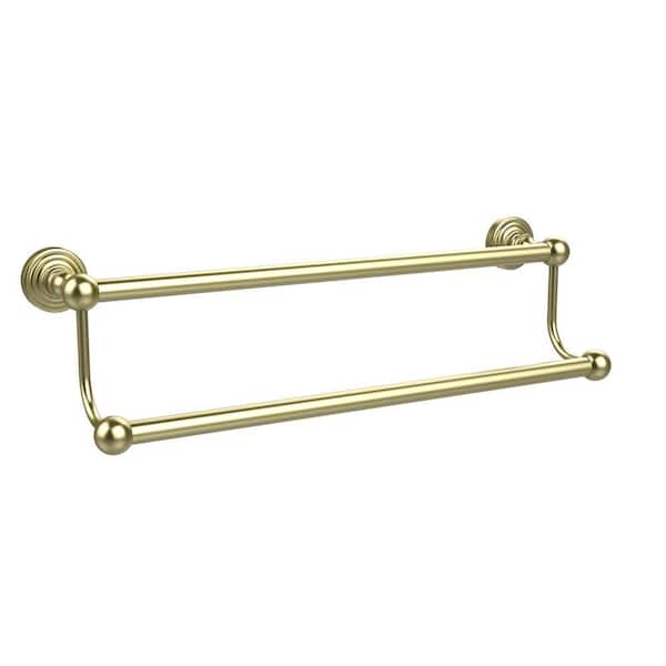Allied Brass Waverly Place Collection 24 in. Double Towel Bar in Satin Brass