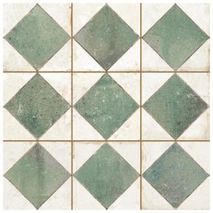 Kings Arles Green 13 in. x 13 in. Ceramic Floor and Wall Tile (12.0 sq. ft./Case)