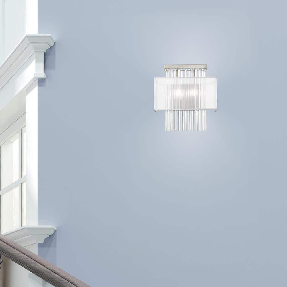 Alexis Brushed Nickel 2-Light ADA Compliant Wall Sconce