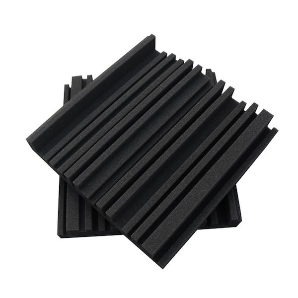 Wellco 1 ft. x 1 ft. x 2 in. Broadband Sound Absorbing Panels Noise Absorbing Foam for Recording Studio (12-Pack)