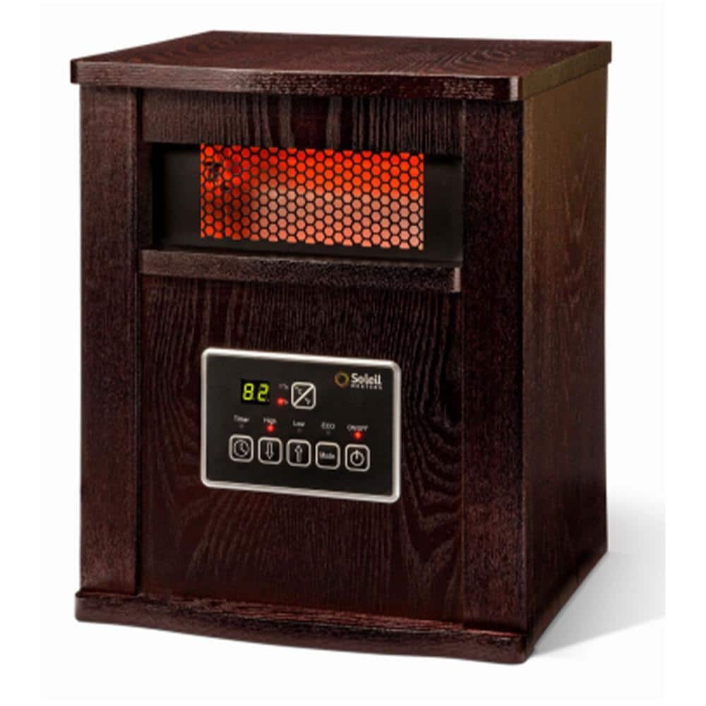 1500-Watt Electric Cabinet Infrared Space Heater with Remote Control