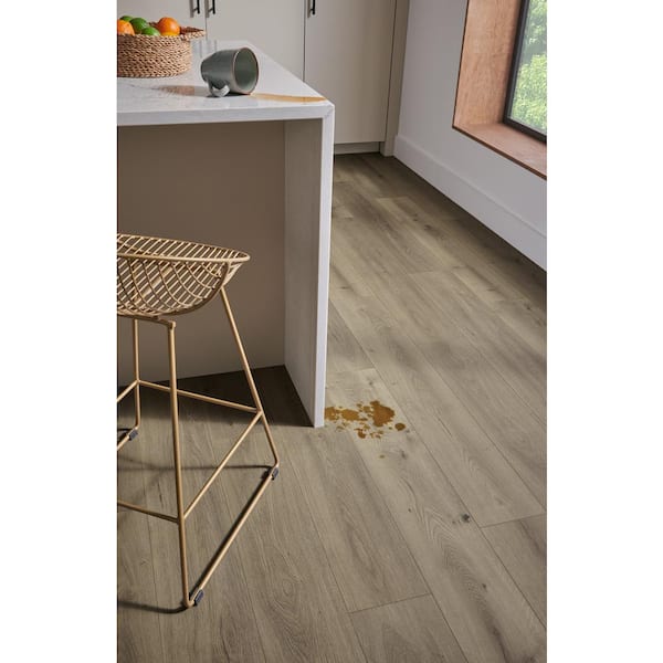 Pergo XP+ Stone Haven Oak 10 mm T x 7.4 in. W Waterproof Laminate Wood Flooring (24.5 sqft/case)