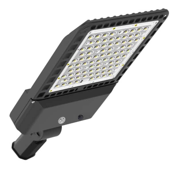 1500-Watt Equivalent Integrated LED Bronze Dusk to Dawn Slip Fitter 39000Lm Parking Lot Light 5000K LED Outdoor Lighting