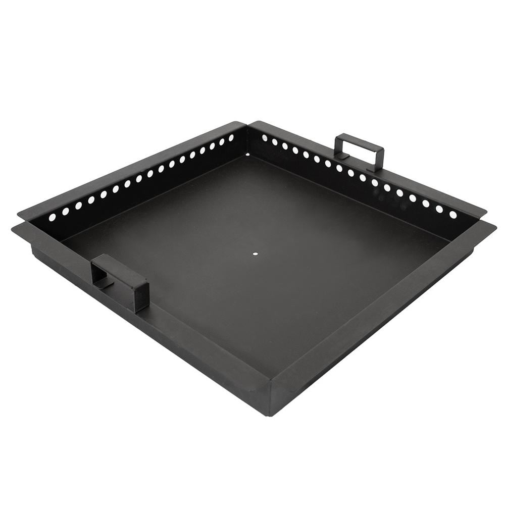 Blue Sky 28" Black Steel Smokeless Square Fire Pit
