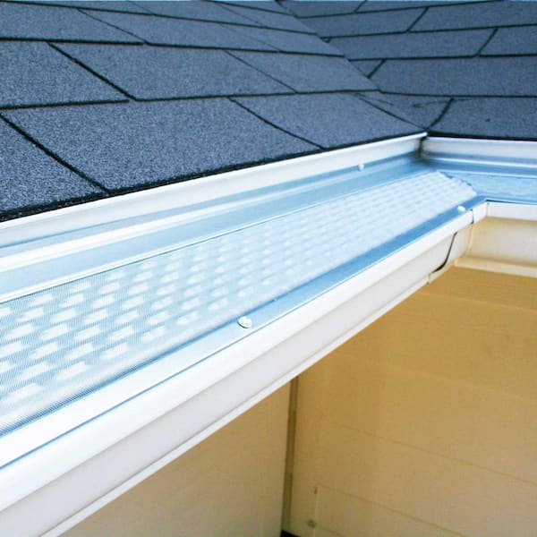 4 ft. x 5 in. Clean Mesh Aluminum Gutter Guard in White (25-per carton) 4 ft. x 5 in. Clean Mesh Aluminum Gutter Guard in White (25-per carton)