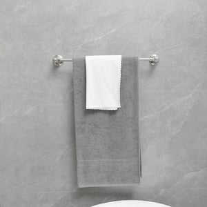 Bathroom Hardware Set 4-Piece Bath Hardware Set with Towel Bar, Robe Hook, Toilet Paper Holder in Brushed Nickel