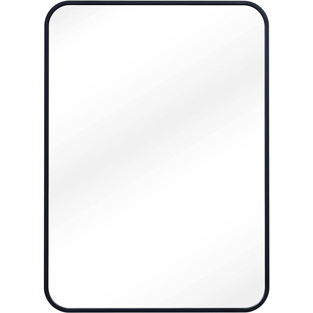 Modern 22 in. W x 30 in. H Rectangular Framed Wall Bathroom Vanity Mirror i