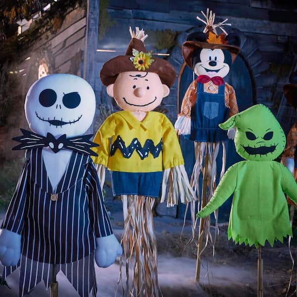 Disney 60 in. Mickey Scarecrow 25RZ28786 - The Home Depot