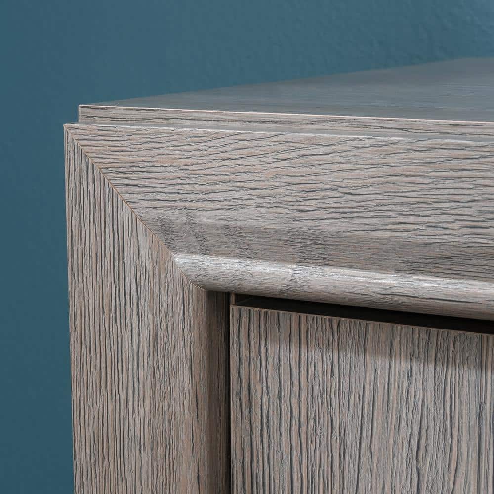 Ashen Oak 2-Door Adjustable Shelf Office Cabinet