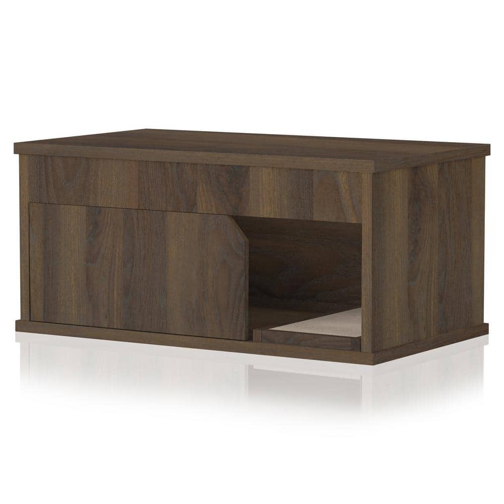 Royal Walnut Eco-Friendly ZBoard Cat Litter Box Enclosure