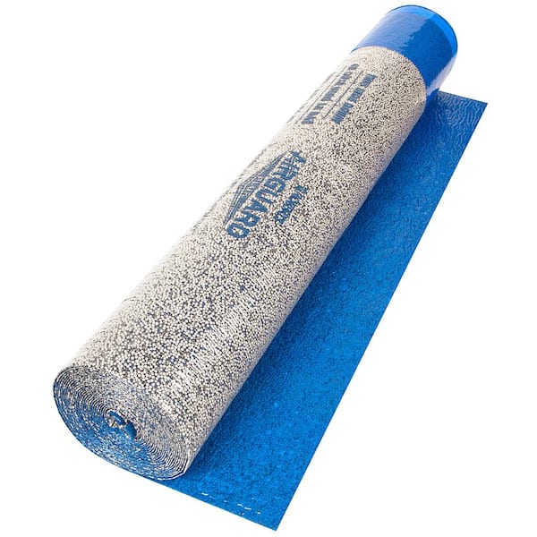 ROBERTS AirGuard 100 sq. ft. 3.3 ft. x 30 ft. x 1/8 in. Blue 5-in-1 Underlayment with Microban