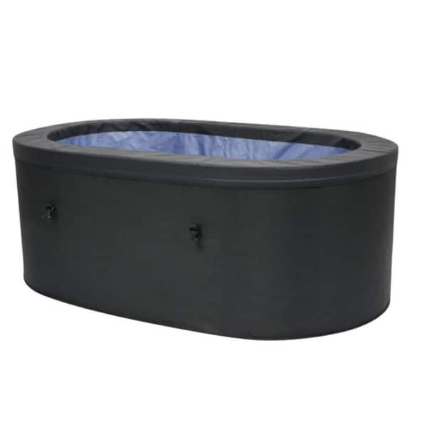 Serenity 2 Person Oval Foam Spa hot tub w/Exterior Textilene and Eco Foam Wall 90 Aqua Jets 120 Gallons Water Capacity