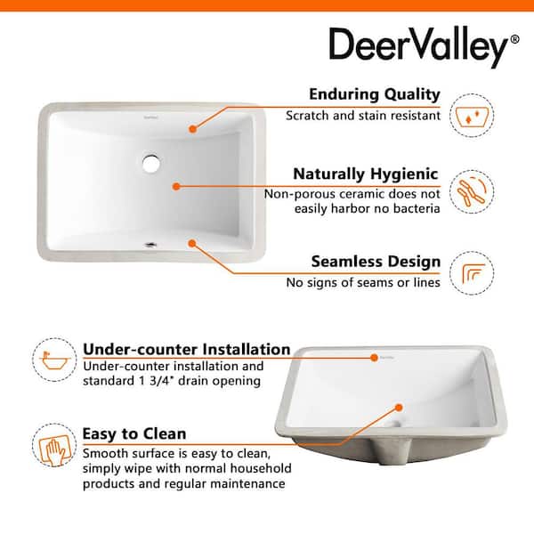 Have a question about DEERVALLEY 21 in. x 15 in. Undermount