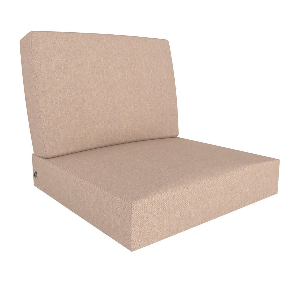 28.5 in W x 28.5 in D Olefin Deep Seat Outdoor Replacement Cushion in Beige price history on PriceWatchPro