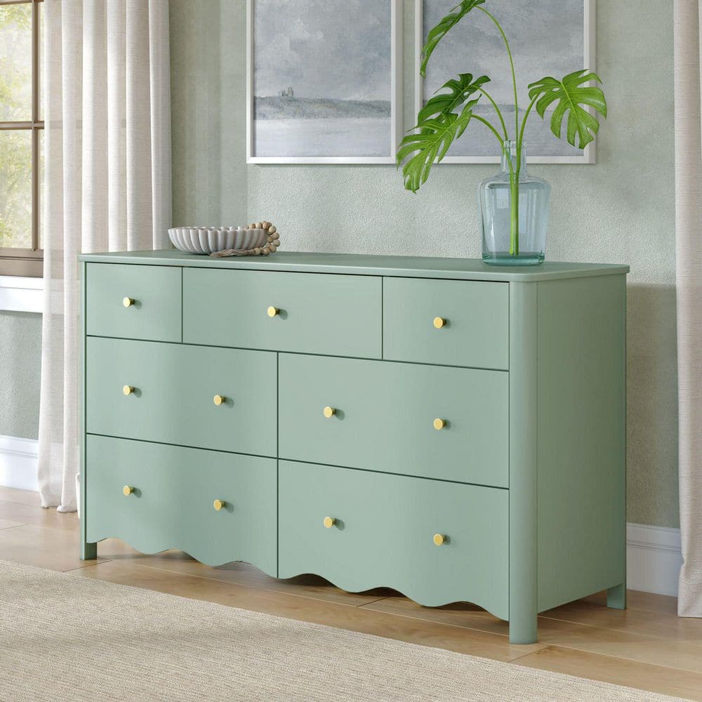 west elm green dresser Plank+Beam Sutton 7 Drawer Easter Dresses