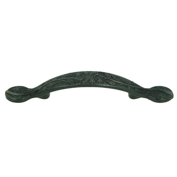 Stone Mill Hardware Vineyard Harvest 3 in. Center-to-Center Oil Rubbed Bronze Arch Cabinet Pull (10-Pack)