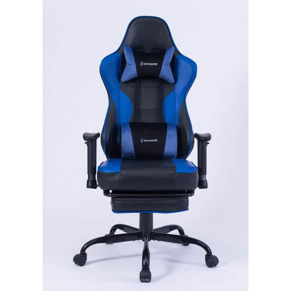 staples blue gaming chair