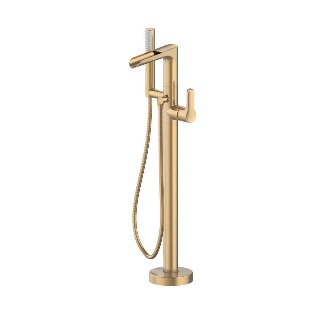 JACUZZI Karina Freestanding Tub Filler in Brushed Bronze PT63818 The