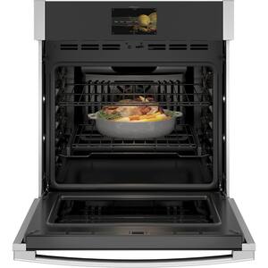 Profile 27 in. Smart Single Electric Wall Oven with Convection Self-Cleaning in Stainless Steel