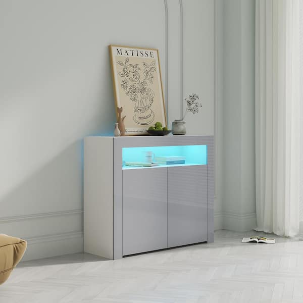 Led sideboard clearance cabinet