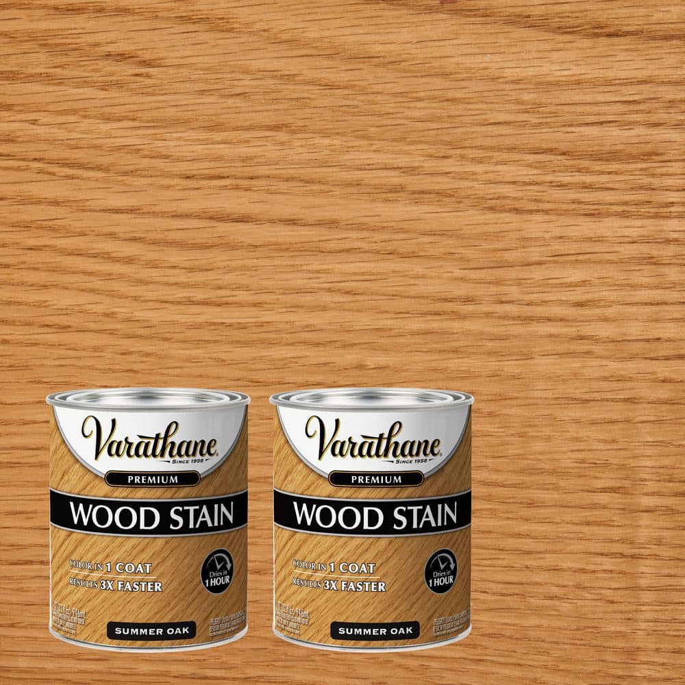 Varathane 1 qt. Summer Oak Premium Fast Dry Interior Wood Stain (2