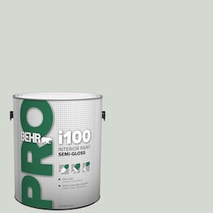 1 gal. #N410-2 Brook Green Semi-Gloss Interior Paint