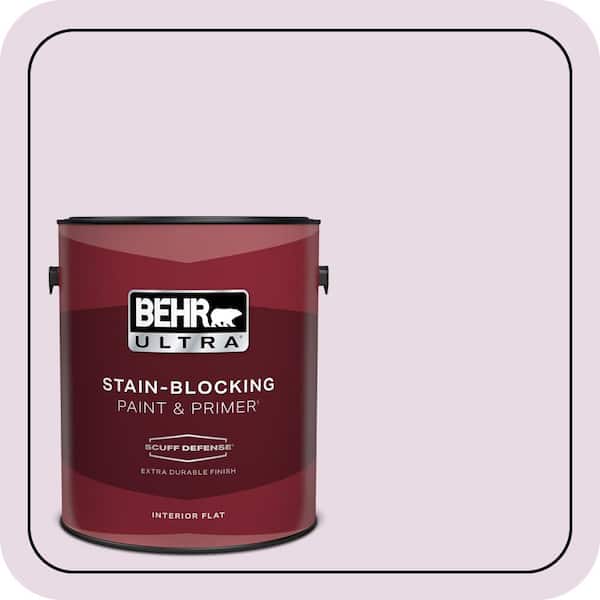 1 gal. #M110-1 Twinkled Pink Extra Durable Flat Interior Paint & Primer
