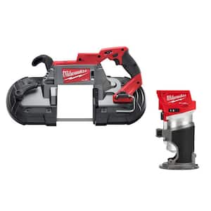 M18 FUEL 18V Lithium-Ion Brushless Cordless Deep Cut Band Saw w/Compact Router