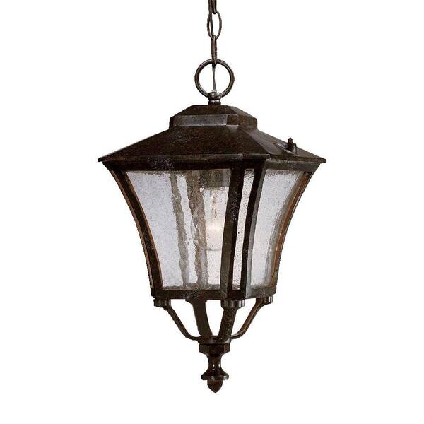 Acclaim Lighting Tuscan Collection 1-Light Marbleized Mahogany Outdoor Hanging Lantern